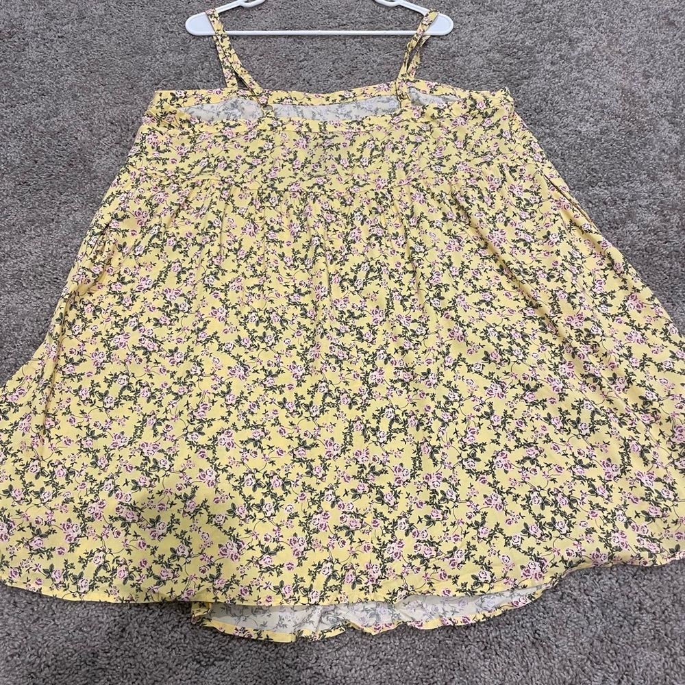 Torrid Yellow Floral Mini Dress - Picture 13 of 13
